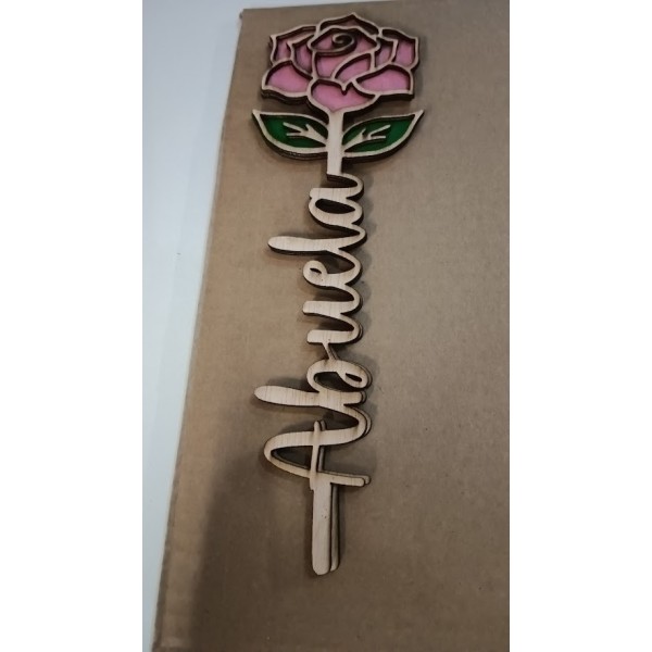 rosa de madera